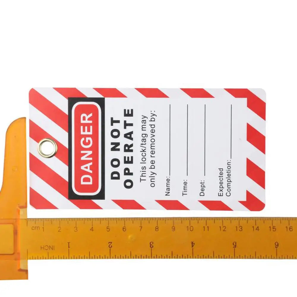 Weatherproof Service Tags Red Lockout Tagout Tags Weatherproof Compliance Safety Tags – My Store